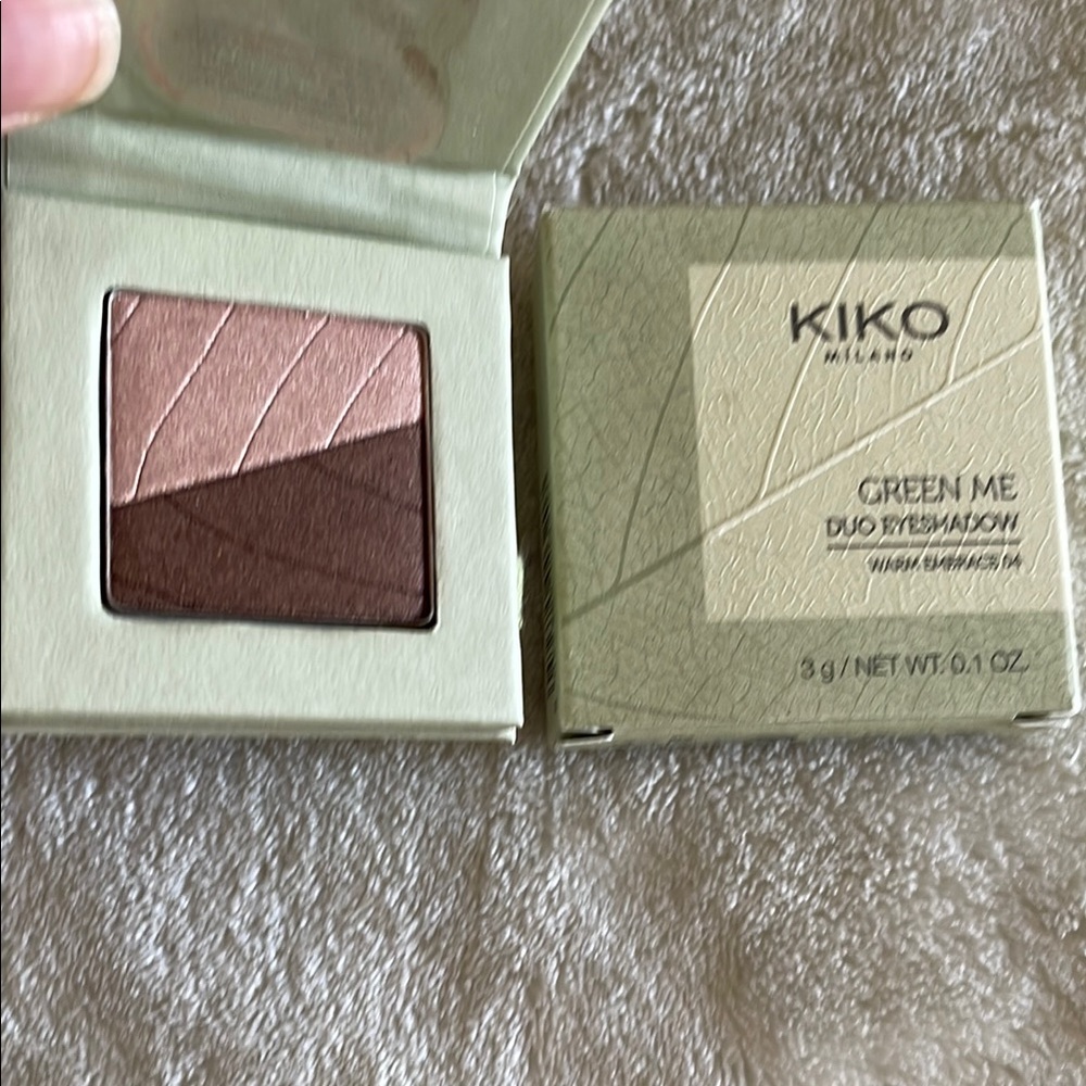 Kiko Milano Green Me Duo Eyeshadow (Satin Finish)